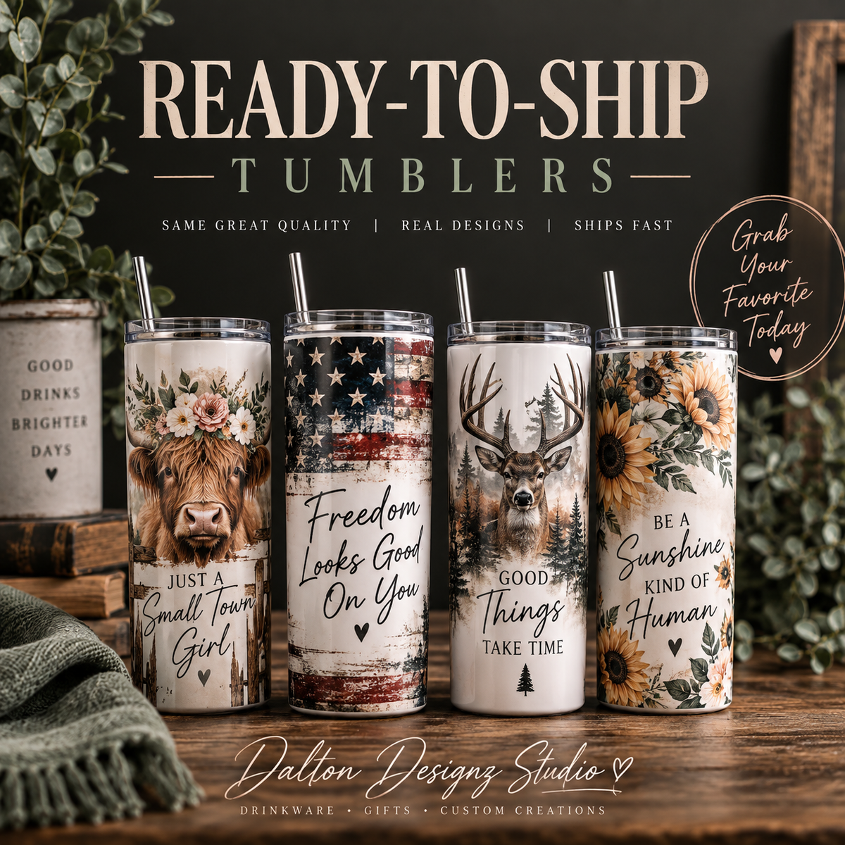 Ready to Ship Tumblers