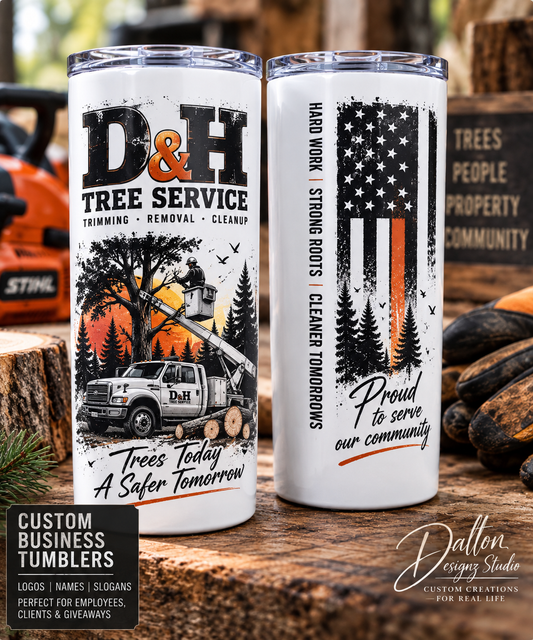 Custom Business Logo 20 oz Tumblers | Branded Employee & Client Gifts