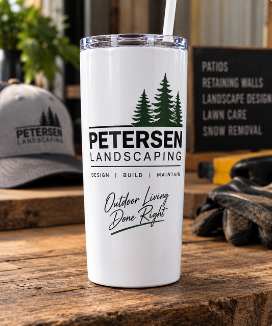 Custom Business Logo 20 oz Tumblers | Branded Employee & Client Gifts