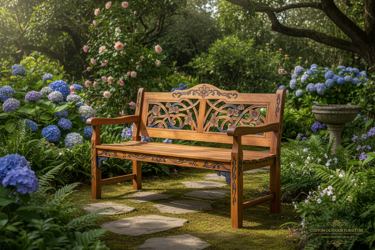 Decorative Garden Bench