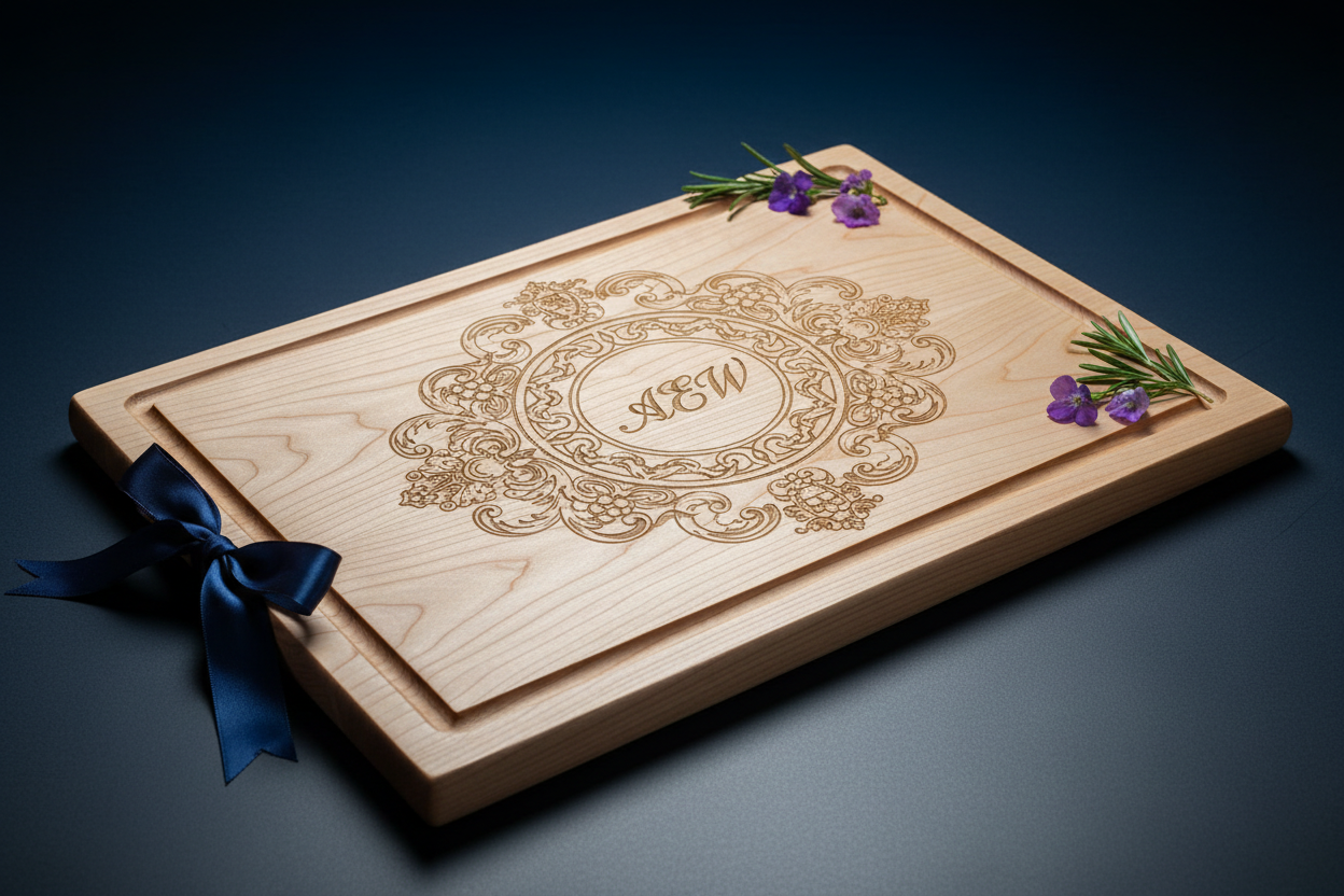Large Bamboo Charcuterie Board - Personalized