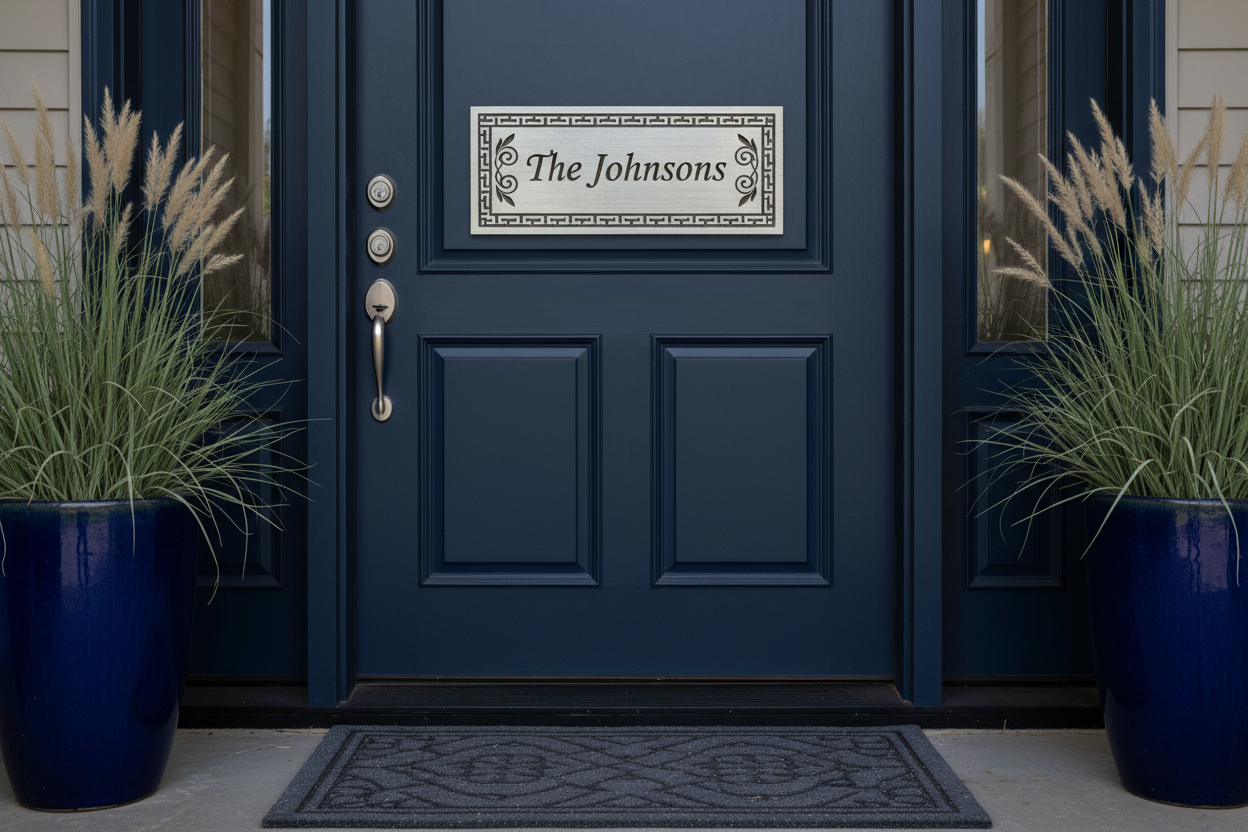 Family Name Door Sign