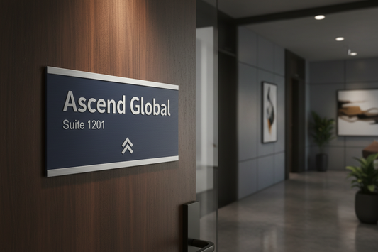 Custom office door sign