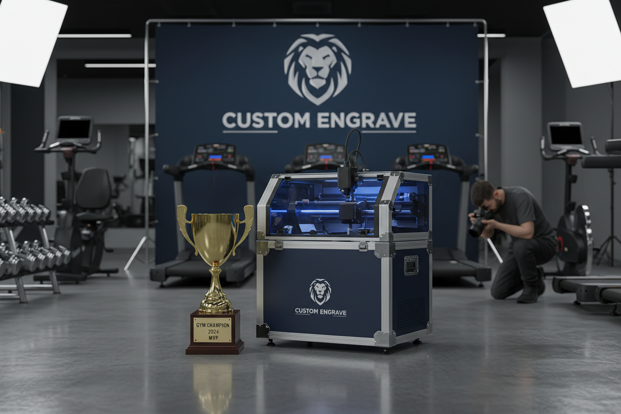 On-Site Engraving at Gym
